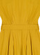 Barb Mustard Yellow Tie Waist Tea Dress