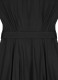 Barb Black Tie-Waist Tea Dress