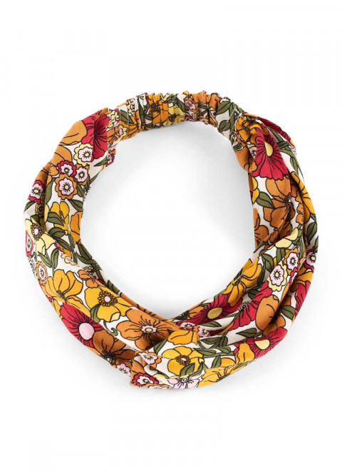 Faye Vintage Floral Print Headband
