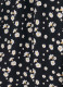 Henderson Black Daisy Print Long Sleeve Smock Dress