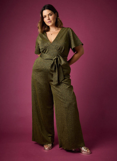 Jerry Gold Lurex Jumpsuit