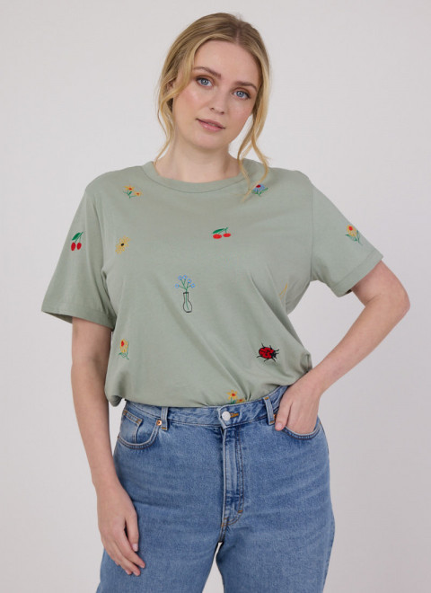 Neil Embroidered Short Sleeve Tee