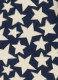 Olga Navy Star Print Jersey Tea Dress