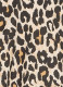 Priya Leopard Print Puff Sleeve Midi Dress
