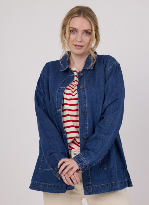 Community Clothing X Joanie - Seberg Red Breton Stripe Top