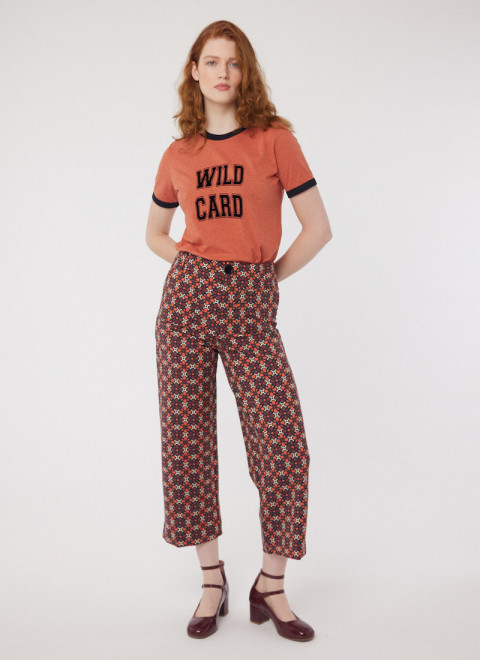 Wade Wild Card Slogan Ringer Tee